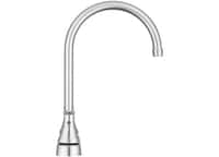 Satin Nickel J Spout Faucet