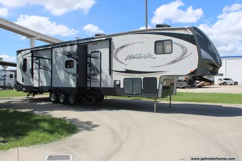 60319 - 42' 2016 Forest River Vengeance 377V w/3 Slides & Generator  - Toy Hauler Image 1