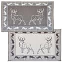 01.8675 - Deer Mat Blk/Brn/Bg8'x18' - Image 1