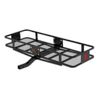 60" x 20" Black Steel Basket Cargo Carrier (Fixed 2" Shank, 500 lbs.)