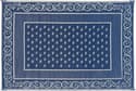 Faulkner 48701 Vineyard 9 by 12-Feet Blue Multi-Purpose Mat Image 1