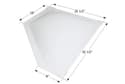 ICON MOTOR HOME SKYLIGHT, NSL29W, WHITE