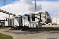 54021 - 42' 2022 Forest River Sandpiper Luxury 384 QBOK w/5 Slides - Bunk House Image 1