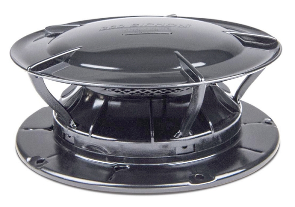 Lippert 389380 RV Holding Tank 360 Siphon Roof Vent Cap - Black