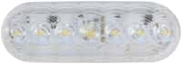 LED Oval Backup Light, Clear Image 1