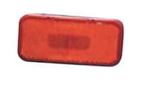 Surface Mount Clearance Lights - Red, Rectangular with Round Corners Image 1