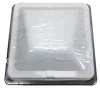 Heng's 14' x 14' Roof Vent with White Manual Lid Image 1