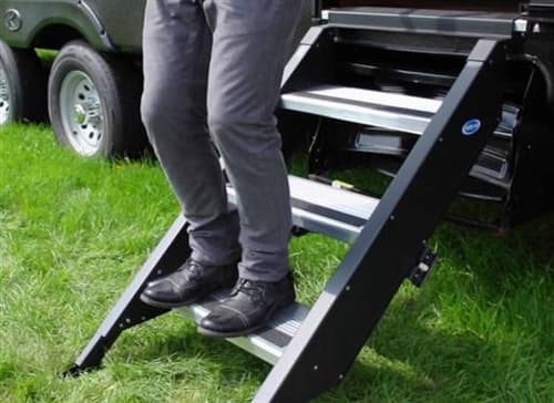 ?Step Above Trailer Steps - 3 Step, 27" Door