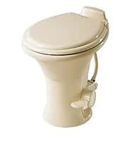 Dometic 310 Toilet, Standard Height w/o Hand Spray - Bone - with Slow Close Seat