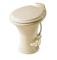 Dometic 311 Toilet, Low Profile w/o Hand Spray - Bone - with Slow Close Seat