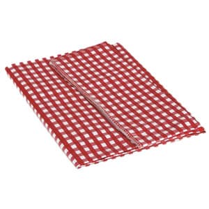 03.0742 - Tablecloth Red/Wht 52x84 - Image 1