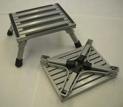 Small metal discount folding step stool