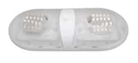 Led Ceiling Light - Double - White Housing - Surface Mount