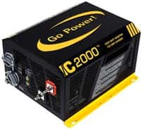 Go Power! IC2000 12V PKG: 2000 Watt Pure Sine Wave Converter (Including 100A Charger and ICR-50 Remote) Image 1