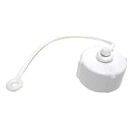 10-0761 - 3/4" Hose Cap W/Strap Whi - Image 1