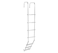 Universal Exterior RV Ladder - Fits Any RV- Chrome