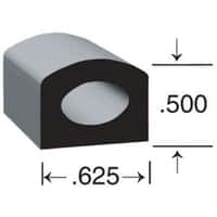 13.1771 - .50 X .625 "D", Epdm, Bla - Image 1