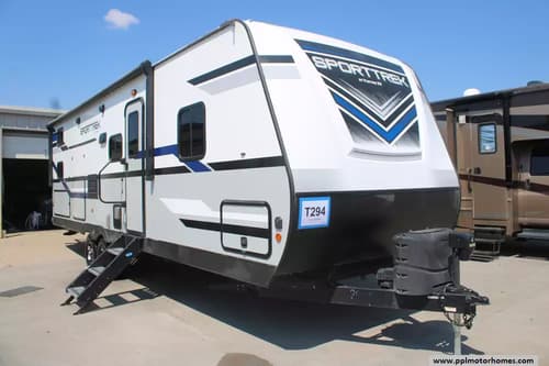 60972 - 32' 2021 Venture RV Sporttrek 281VBH w/Slide - Bunk House Image 1