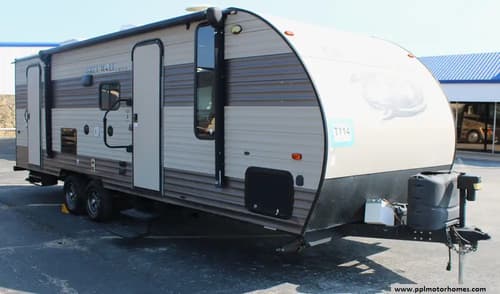 63281 - 29' 2017 Forest River Cherokee Grey Wolf 23DBH w/Slide - Bunk House Image 1