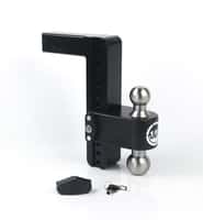 Cerakote Black ALUMINUM Weigh Safe 180 HITCH LTB10-2 10" Drop Hitch, 2" Receiver 12,500 LBS GTW