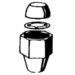 88-8754 - Nut, Ring, Cone Set 5/8in - Image 1
