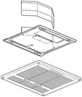 Air Conditioner Ceiling Assembly Grille