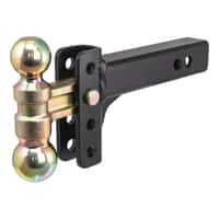 SLIM ADJUSTABLE CHANNEL MOUNT WITH DUAL BALL (2" SHANK, 10K, 3-3/4" DROP)