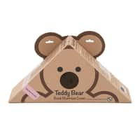 28" x 74" x 3" - Chocolate Teddy Bear Bunk Mat Cover Image 1