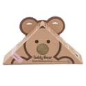 32" x 74" x 3" - Tan Teddy Bear Bunk Mat Cover Image 2