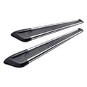 Westin 27-6630 - 6" Sure-Grip Cab Length Black Running Boards with Brite Trim Image 2
