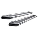 Westin 27-6650 - 6" Sure-Grip Cab Length Black Running Boards with Brite Trim Image 2