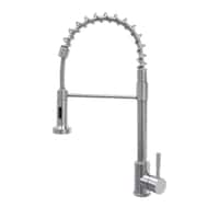 Coiled Spring Sprayer Faucet - Stainless Steel Image 1