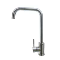 Square Gooseneck Single Hole Faucet - Stainless Steel Image 1