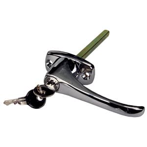 20-1945 - Chrome Locking L-Handle - Image 1