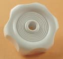 Window Knob White 1inshaf