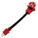 22.1171 - Adapter Cord, 12", Red, C - Image 1