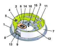 12 In Electrical Trailer Brake Assembly- Left Side