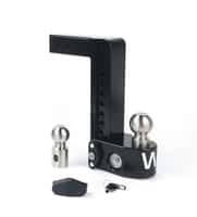 Cerakote Black ALUMINUM Weigh Safe, 10" Drop Hitch, 2" Receiver 12,500 LBS GTW