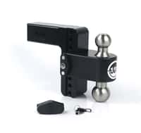 Cerakote Black ALUMINUM Weigh Safe 180 HITCH LTB6-2.5 6" Drop Hitch, 2.5" Receiver 18,500 LBS GTW