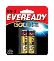 Alkaline Batteries, AA, 2/card