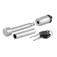 1/2" Hitch Lock with 5/8" Adapter (1-1/4" or 2" Receiver, Barbell, Stainless)