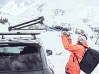 Thule SnowPack Extender Ski and Snowboard Rack - Aluminium