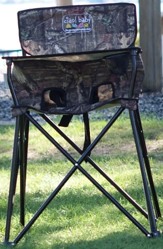 Pink camo best sale high chair