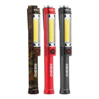 Work Light Torch, COB LED, 500 lm, 31 m, Aluminum, AA Batteries x 3, BIG Larry 2 Series