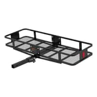 60" x 20" Black Steel Basket Cargo Carrier (Folding 2" Shank, 500 lbs.)