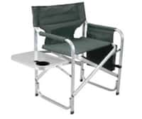 Faulkner 48870 Green Director&#39;s Chair with Pocket Pouch &amp; Folding Tray