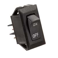 55-0813 - 10a Black Rocker Switch W - Image 1