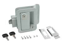 All Metal Travel Trailer Trailer Lock w/keys ? White