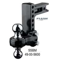 Fastway FLASH Solid Steel 49-00-5600 Adjustable Steel Ball Mount with 6 Inch Drop Image 1