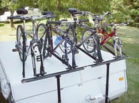 Pop up deals camper bike rack